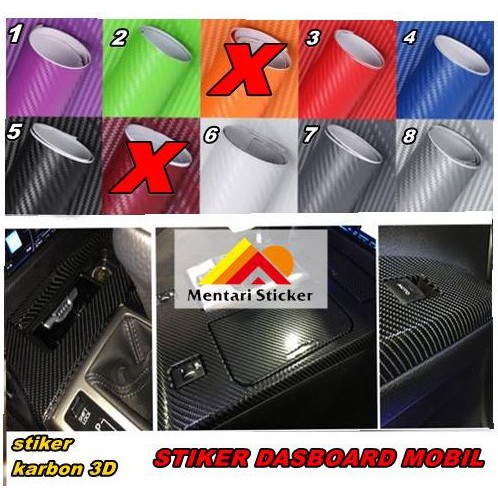 STICKER SKOLET KARBON 3D/SKOTLET KARBON 3D/STIKER KARBON 3D/STIKER SKOTLET MOTOR DAN MOBIL
