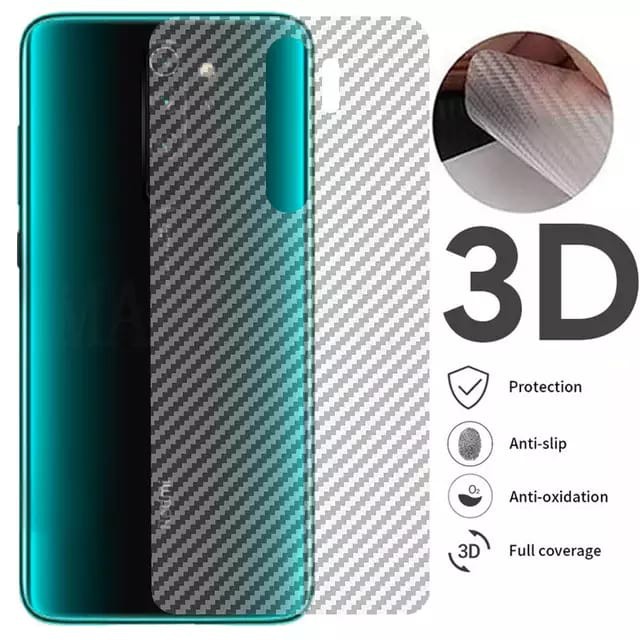 Xiaomi Redmi Note 7 / Note 8 / Note 8 Pro Skin Carbon Garskin Anti Gores