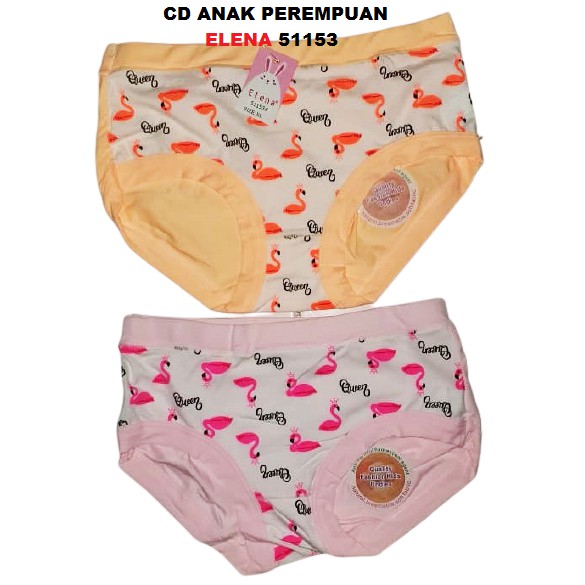 CD Celana Dalam Segitiga Anak Cewek Perempuan Super Soft ELENA 51161, 51152, 51153, 51144, 51145 -47