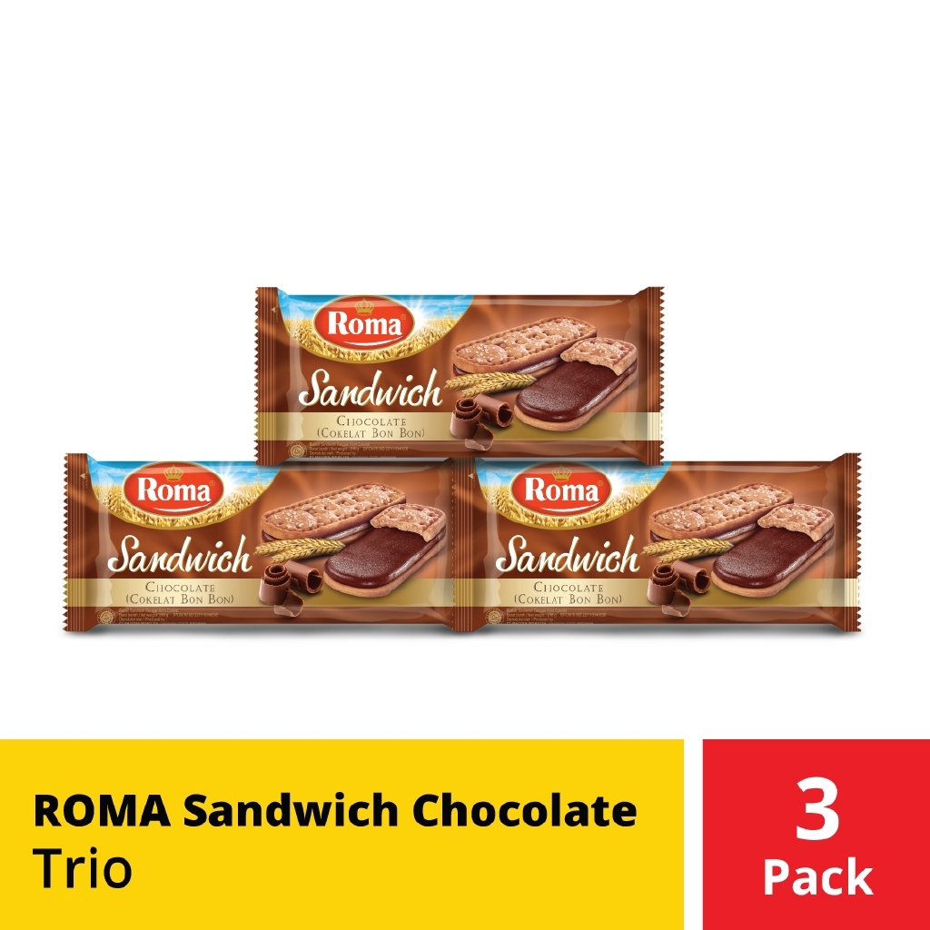 

Roma sandwich Chocolate Trio