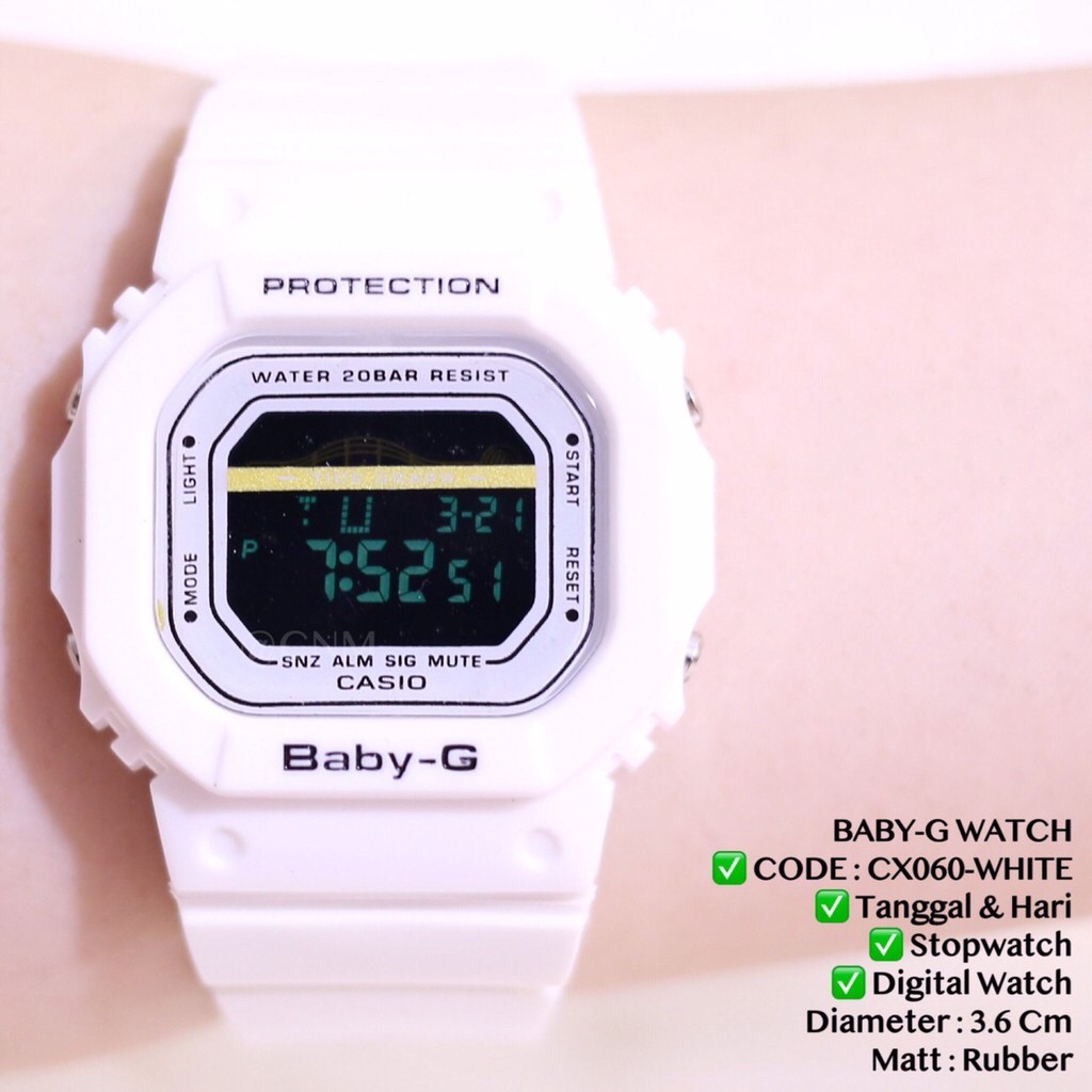 Jam tangan pria wanita casio g-shock GLS5600 DW-5600 tali rubber karet sporty import CX060