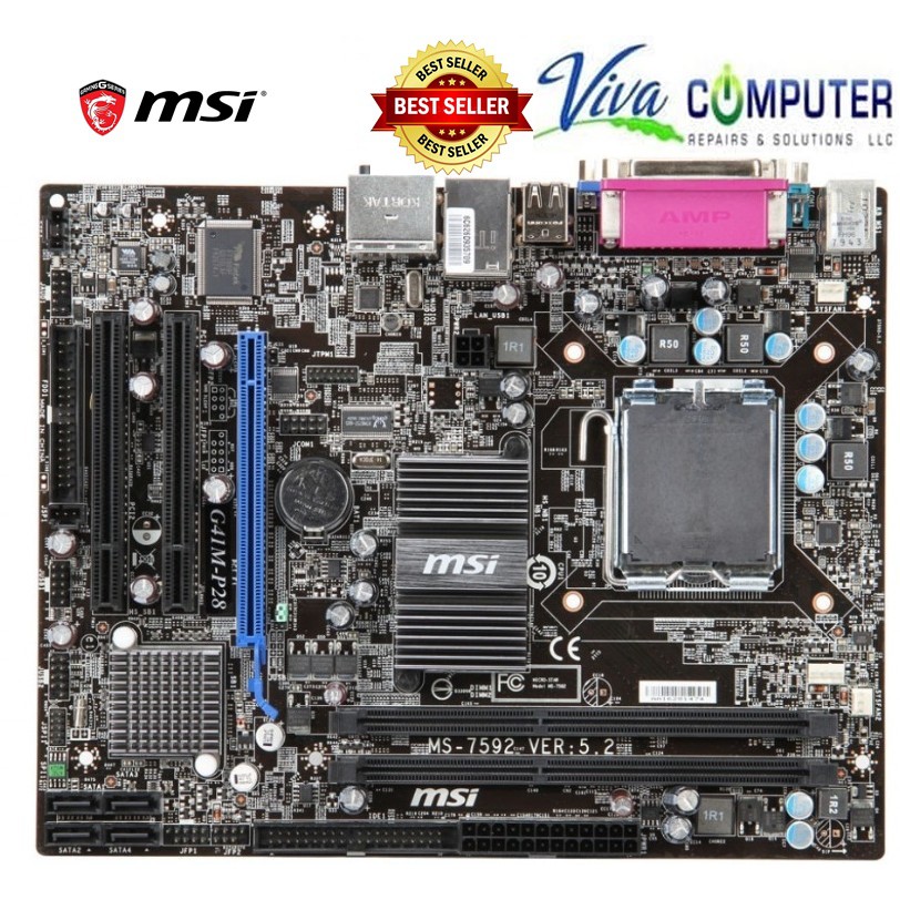 Motherboard Mobo G41 DDR3 LGA775 MSI/ASUS/GIGABYTE