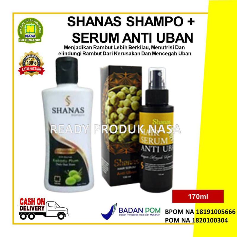 Obat uban rambut permanen - Obat uban paling ampuh - Obat uban original - Serum uban shanas - Paket 