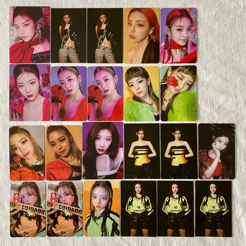 Jual Itzy Guess Who Photocard Pc Mini Poster Hidden Card Yeji