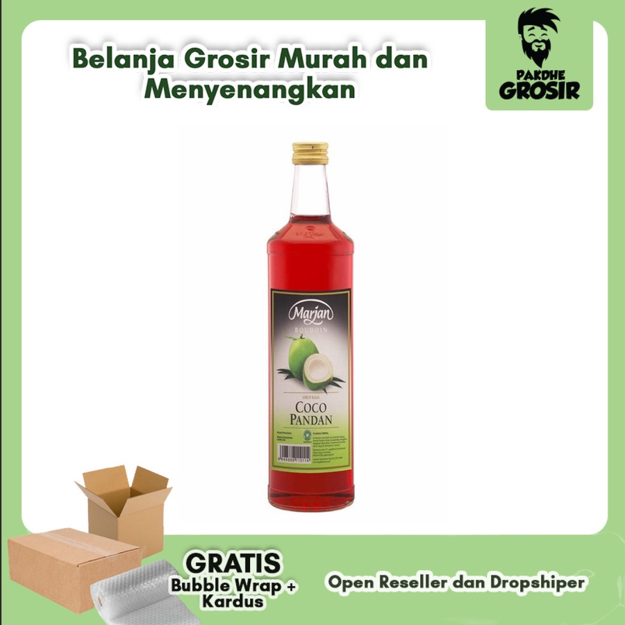 

Sirup Marjan Boudoin 460 ml Rasa COCOPANDAN