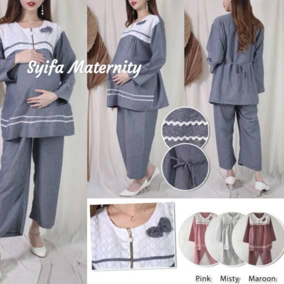 READY ST BE615 JUMBO Setelan Baju Hamil dan Menyusui READY ST BE615 JUMBO Setelan Baju Hamil dan Menyusui