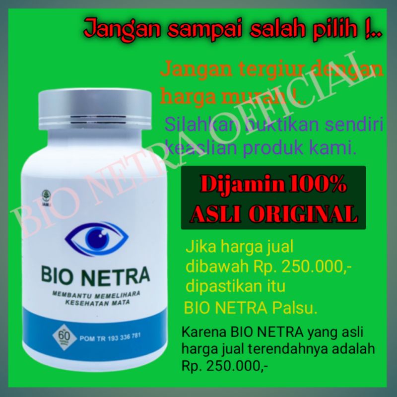 BIO NETRA OBAT MATA HERBAL AMPUH MENGOBATI PENYAKIT MATA, MATA MINUS, MATA PLUS, KATARAK, RABUN DEKA