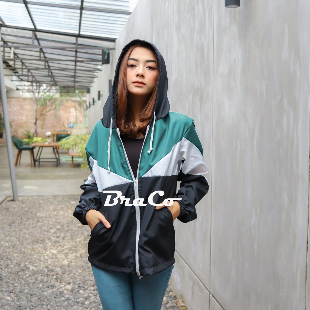 Alice Jacket - Jaket Parasut Wanita / Pakai Furing (Lapisan Dalam)