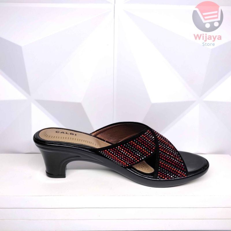 CALBI CRX 1802 - SANDAL WANITA CALBI ORIGINAL / SENDAL PESTA FASHION HEEL TRENDY CEWEK PEREMPUAN DEWASA