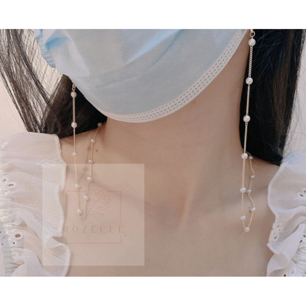 Grosir (SSC) Kalung masker gantung mask chain kacamata fashion rantai korea lanyard ready stock