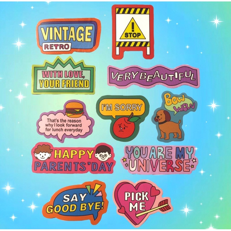 

Stiker Dekor Stiker Aesthetic murah