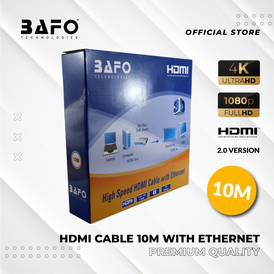 Kabel HDMI 10 Meter BAFO