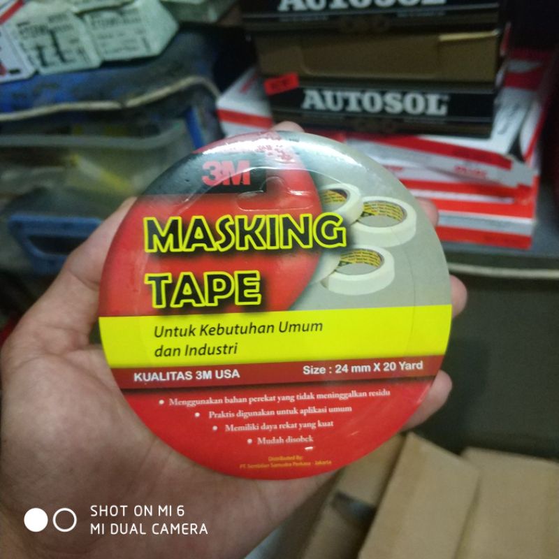 

Kertas Lem Masking tape 3M 24mm