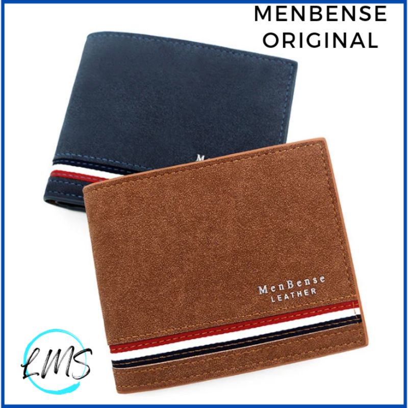 [LMS] Dompet Pria Impor Kulit PU Leather MENBENSE Lifetime Fashion Series D3301-19