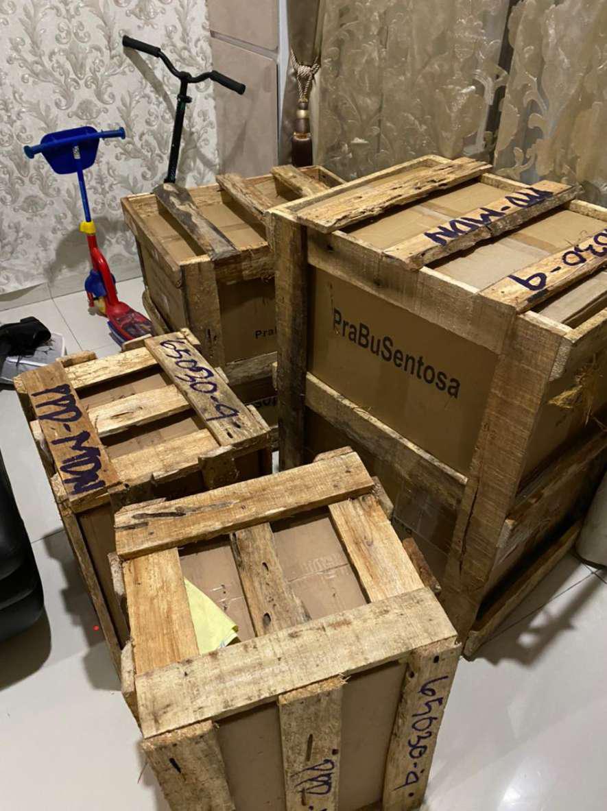 Minim 25pcs Souvenir One Month Hamper / Souvenir Teapot / Teko Susun 2 Cangkir (mika Hard Box)