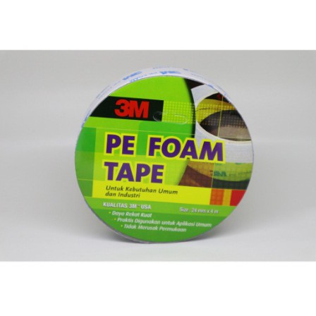

W - DOUBLE TAPE BUSA 3M Pe Foam Tape 24mm x 4M ORIGINAL