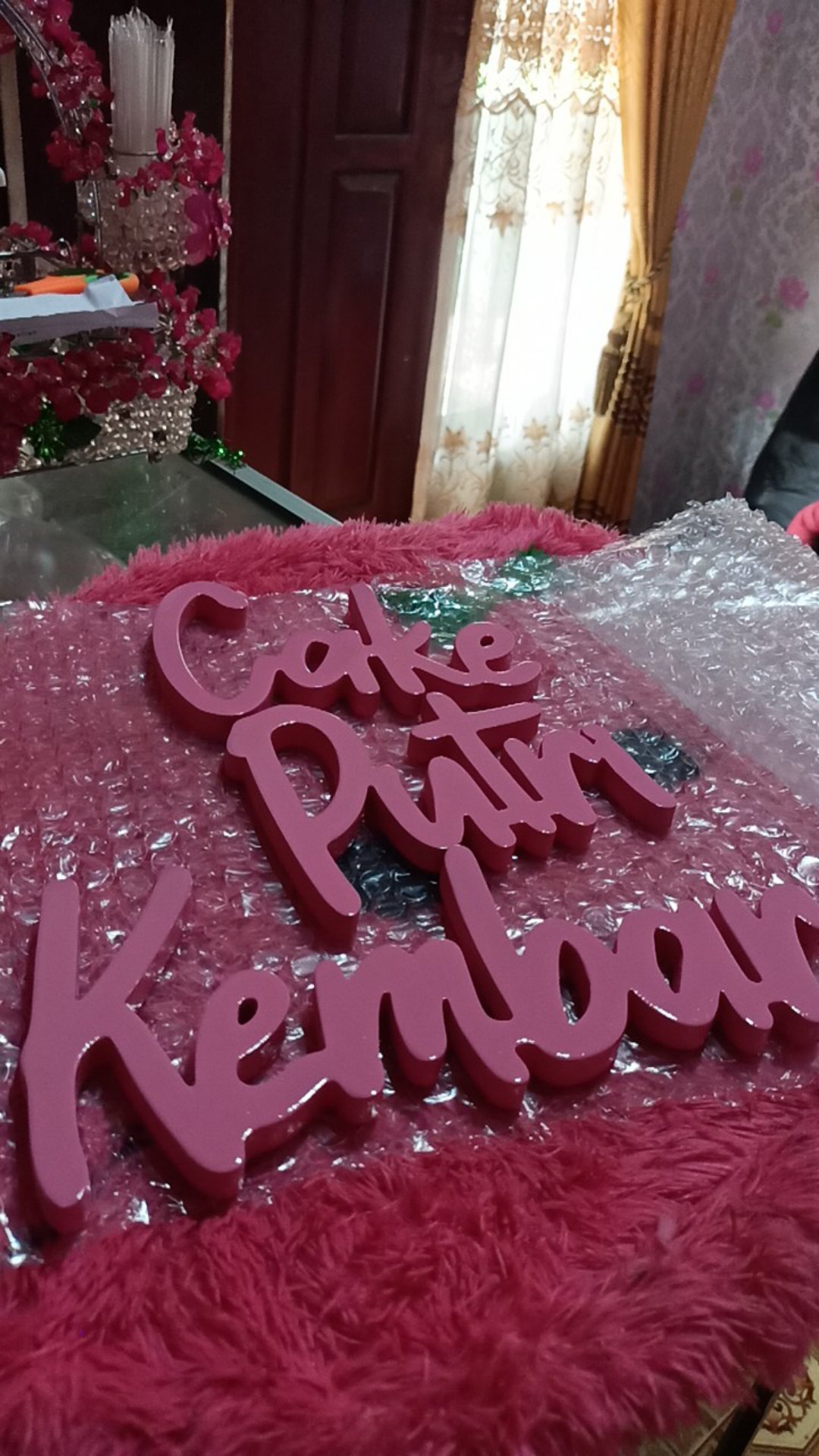 Nama Kayu Custom / Nama Kayu Dekorasi Dinding / Nama Kayu Custom Mahar / Huruf Hijaiyah