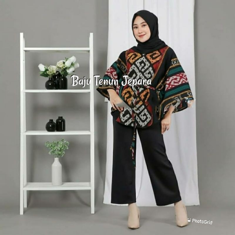 batwing tenun jepara baju tenun unik cewek modern BTB9