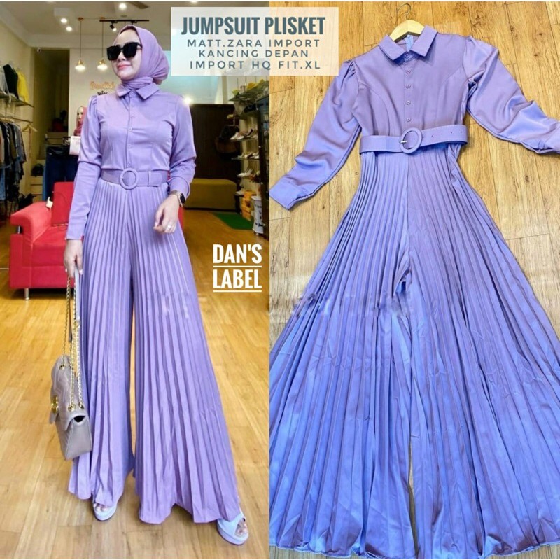 JUMSUIT PLISKET / Jumsuit Zara Plisket