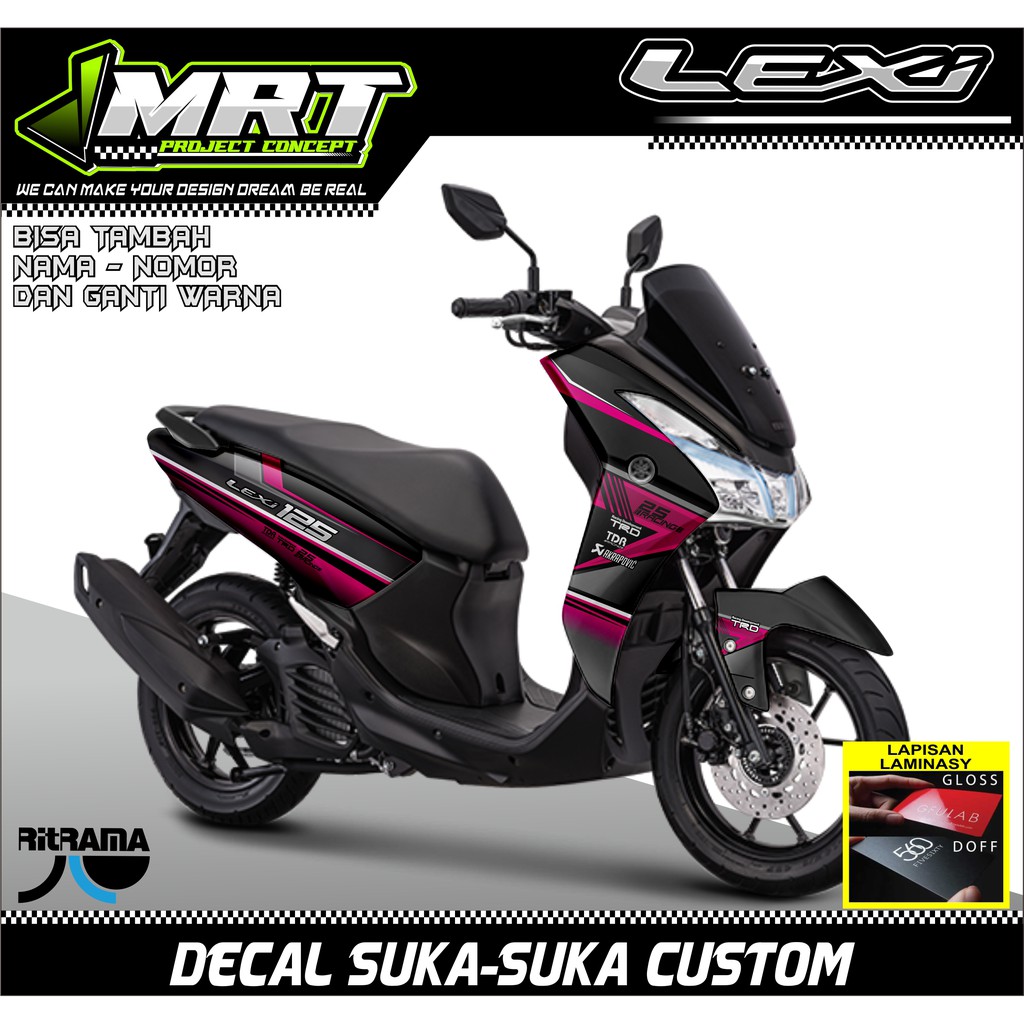 Sticker Decal Yamaha Lexi FULL BODY, sticker lexi