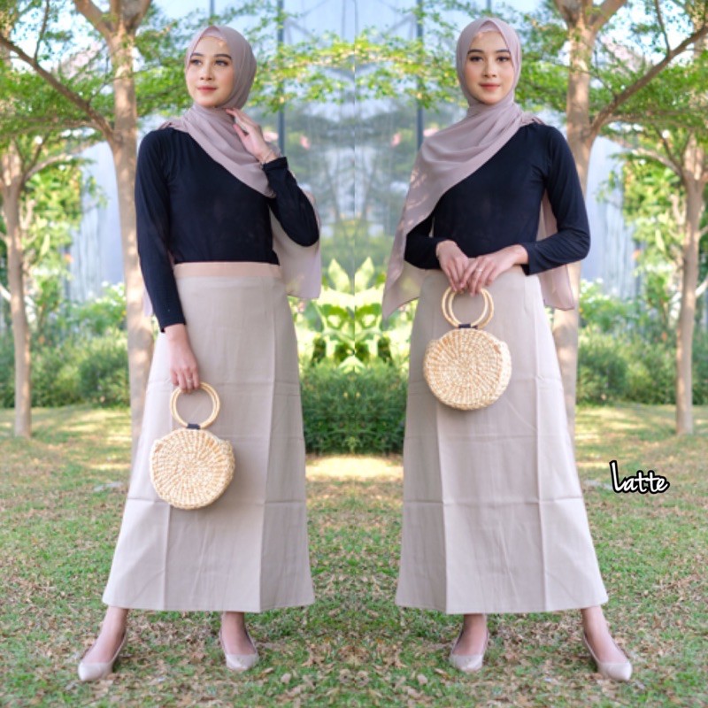 ROK KANTOR / WORK SKIRT - M L XL XXL L3 L4 L5 ROK FORMAL JUMBOSIZE - ROK KANTOR - MAHASISWA-7