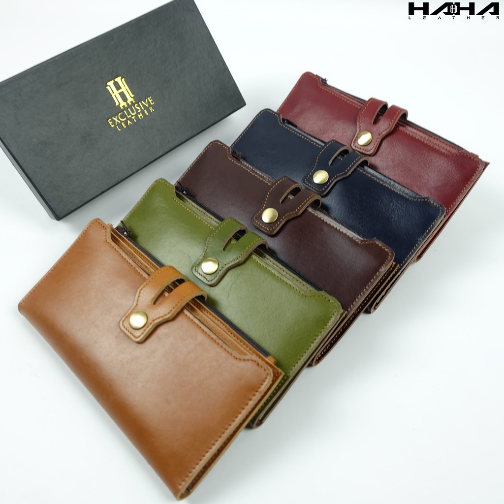 Dompet Panjang Wanita ZYTA Dompet Lipat Perempuan Cewek Bahan Kulit Asli - Originale Leather Wallet