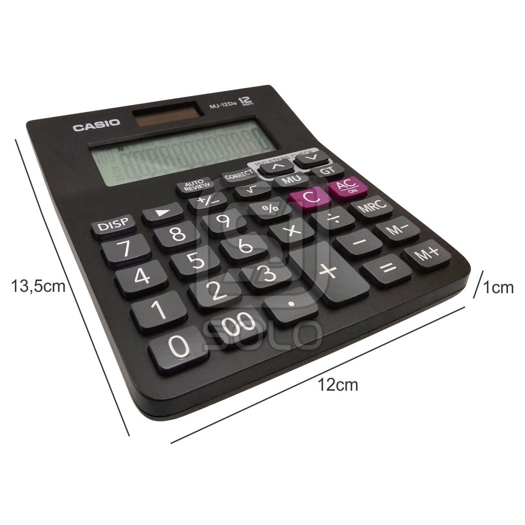 Kalkulator Casio Practical Calculator MJ-12Da original