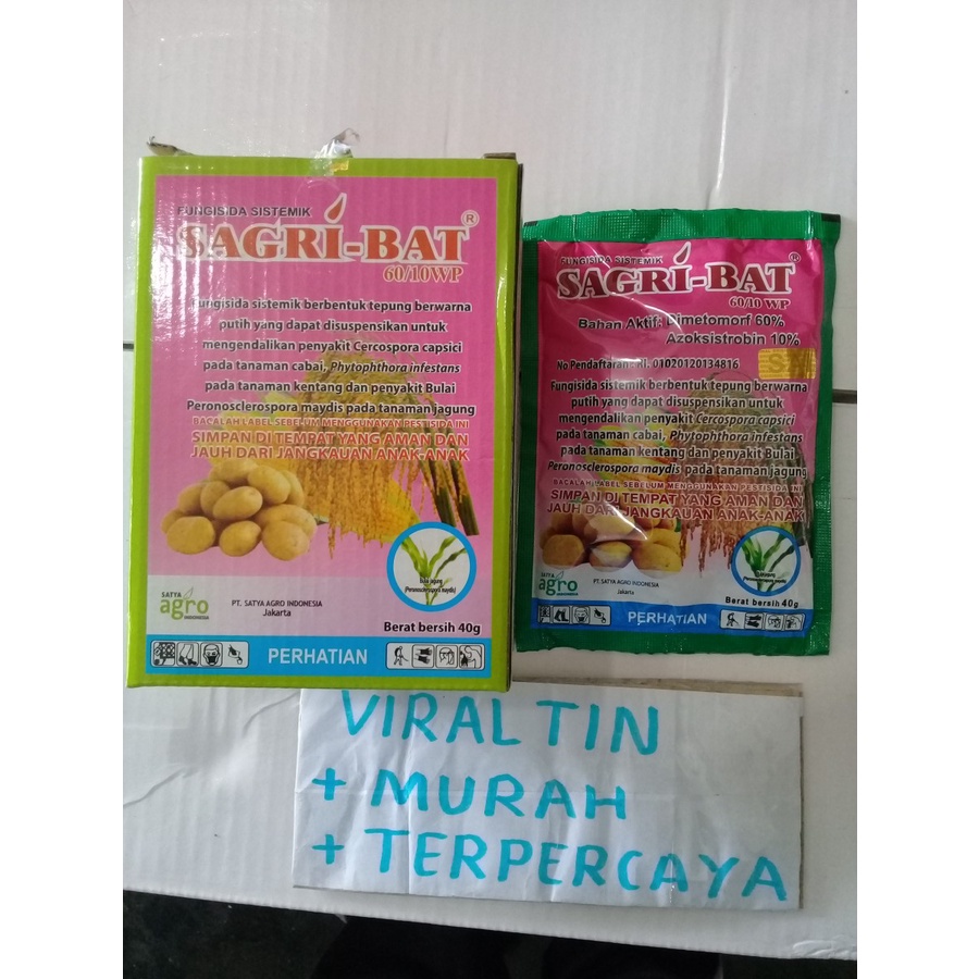 sagri bat 40 gr fungisida tanaman