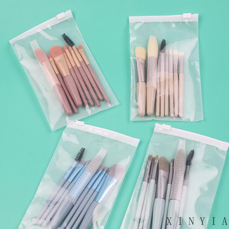 【COD】8pcs / Set Brush Makeup Bahan Nilon Untuk Eyeshadow / Makeup Brush Sikat Lembut Beautytools  Kuas Portabel Lembut