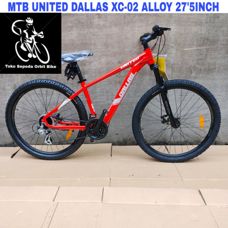 Sepeda Gunung MTB United Dallas Xc-02 Alloy 27'5Inch Terbaru
