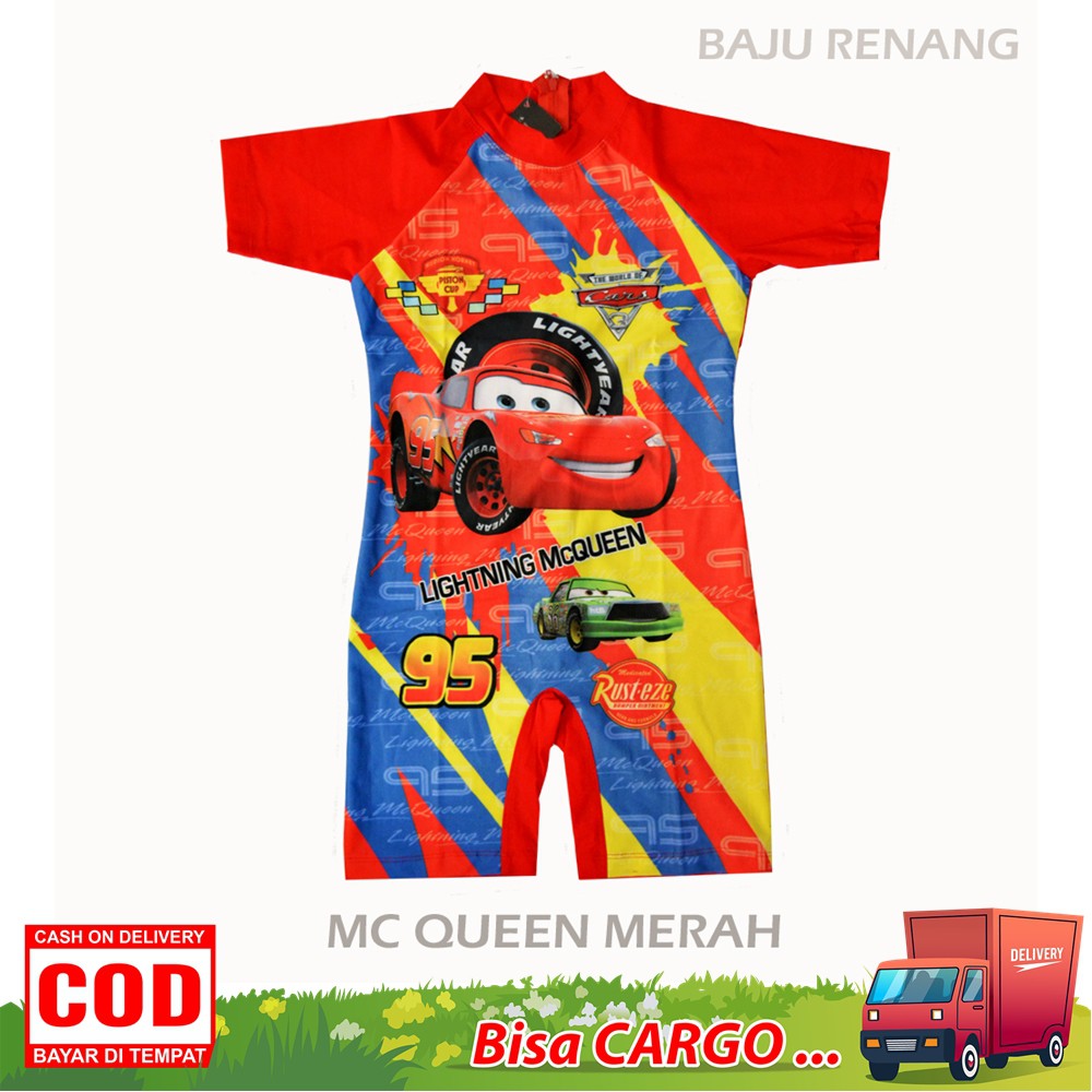 Baju Renang SD Laki laki Motif, Baju Renang Anak SD, Baju Renang Model Diving Usia 5-8th