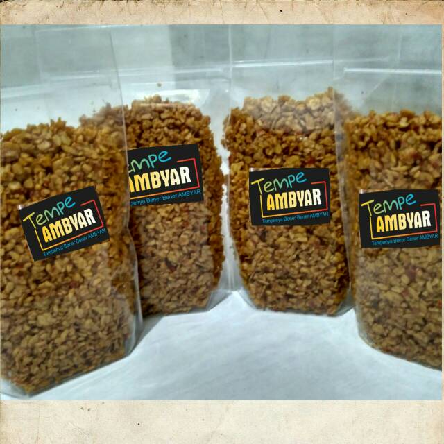

Kering Tempe Ambyaar, orek tempe, pedas, manis, asin