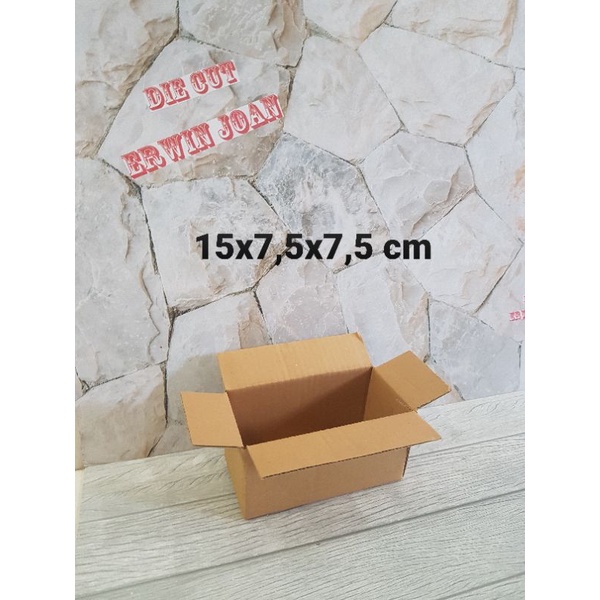 

Kardus / Box / uk. 15x7,5x7,5 cm / Karton packing polos baru ST