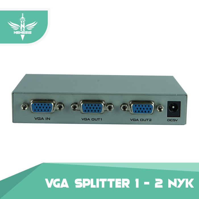 NYK VGA SPLITTER 2Port 1-2 Metal