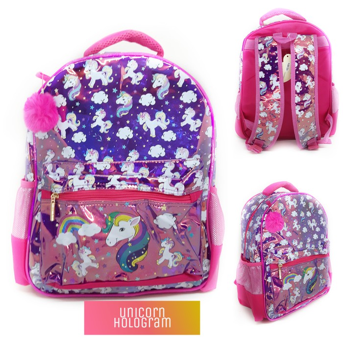 TAS RANSEL HOLOGRAM UNICORN MURAH ASLI IMPORT