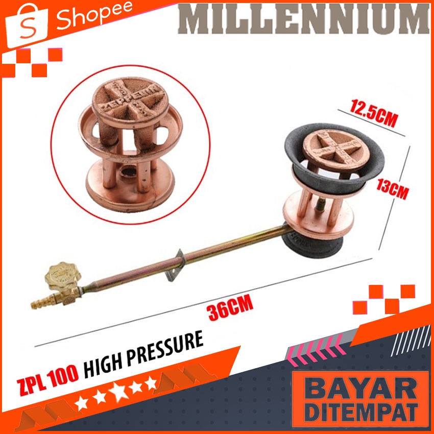 Zeppelin ZPL 100 Kompor Mawar / Kompor Semawar Zeppelin Kualitas Top