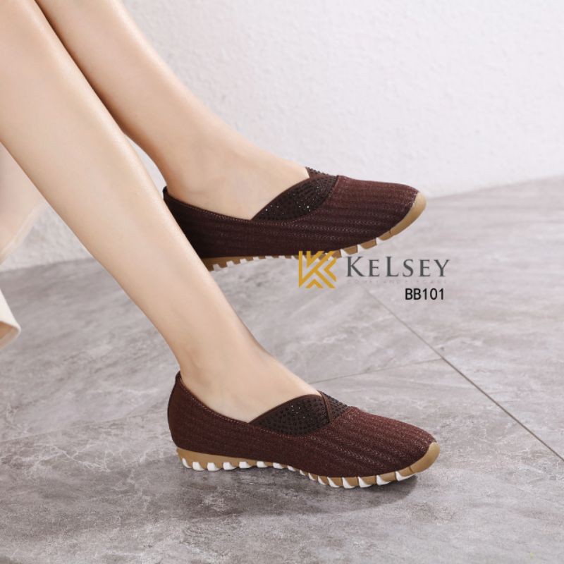 Kelsey Sepatu Slip On Wanita BB101