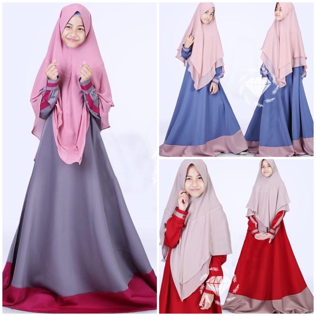 ((COD)) Gamis Anak Umur 7 Tahun Sampai 10 Tahun | Molli Syar'i Kids | Fashion Muslim Anak| Gamis Sya