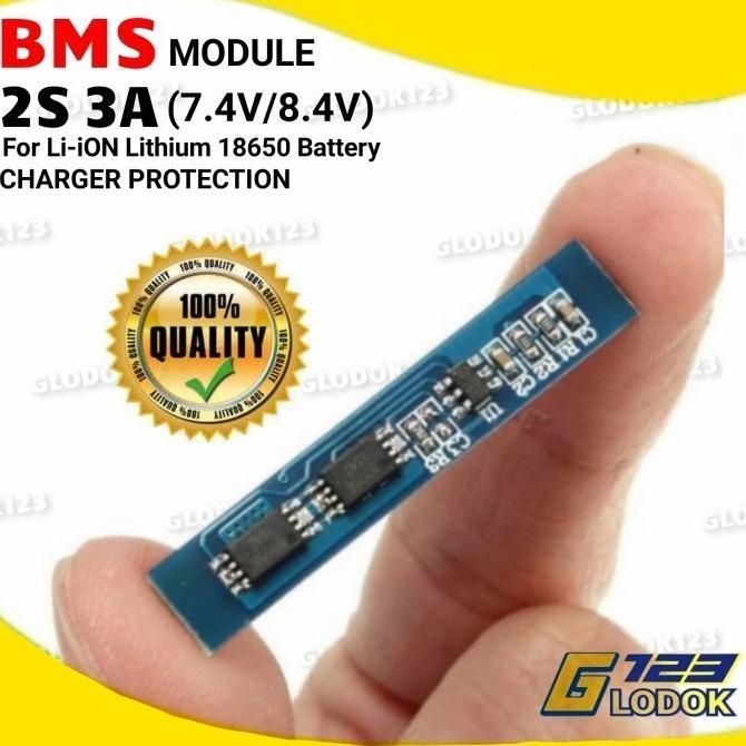 [Ready] Modul Bms Battery Charger Protection Pelindung Baterai 18650 2S 3A [S1Ds20]
