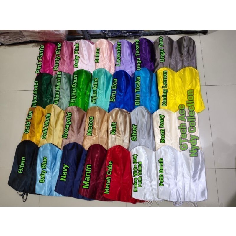 Longtorso Kamisol Satin Tulang 10