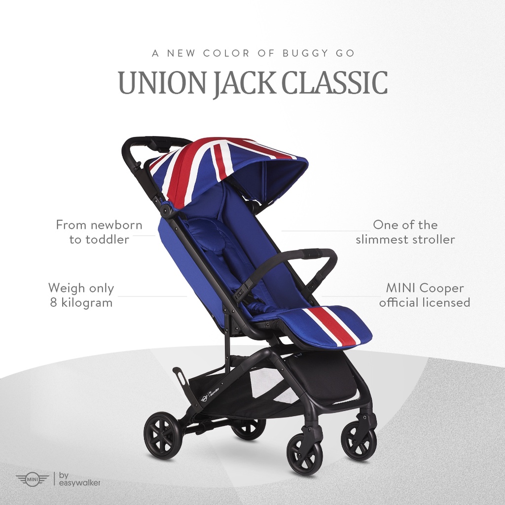 Easywalker MINI Buggy Go Stroller Union Jack Classic