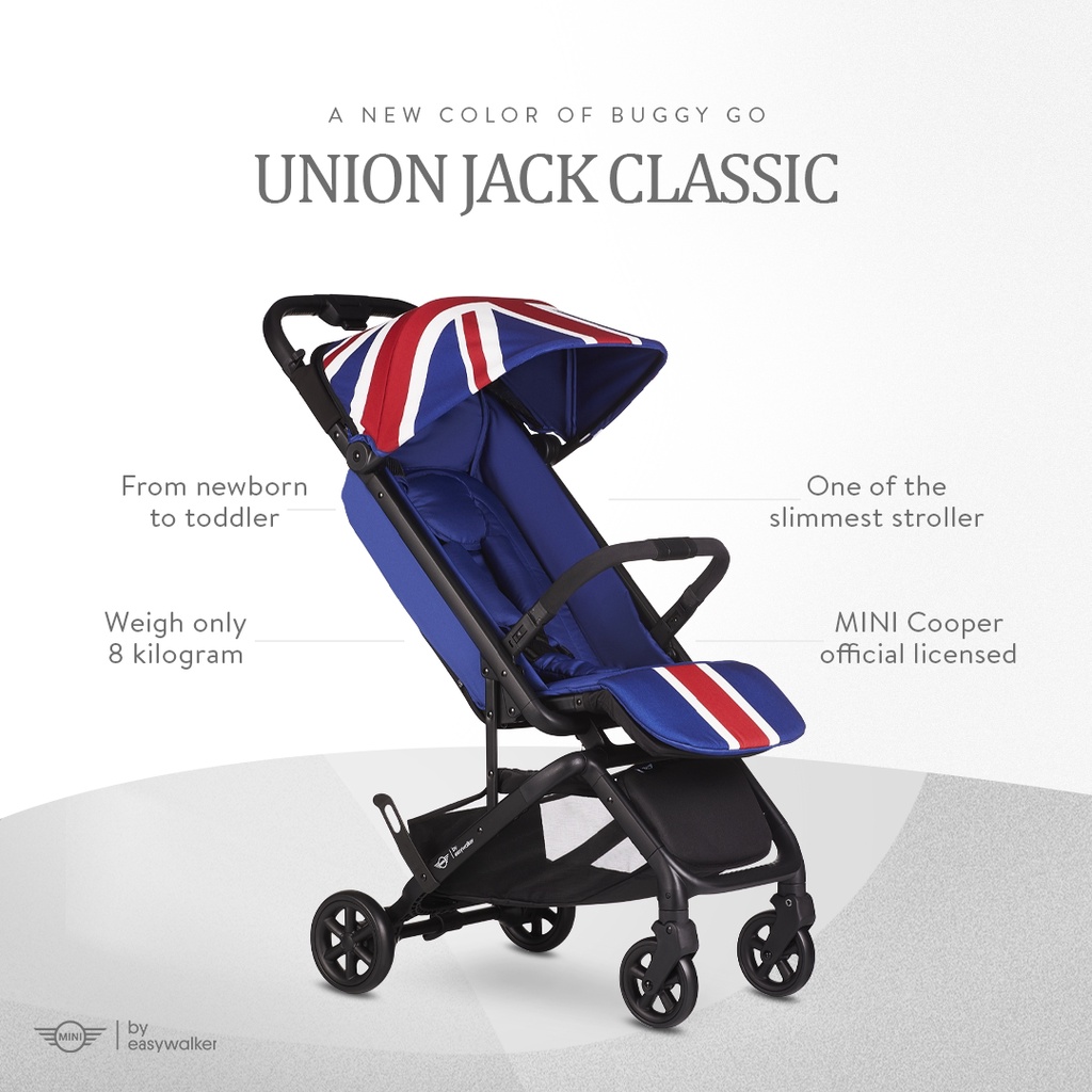 Easywalker MINI Buggy Go Stroller Union Jack Classic