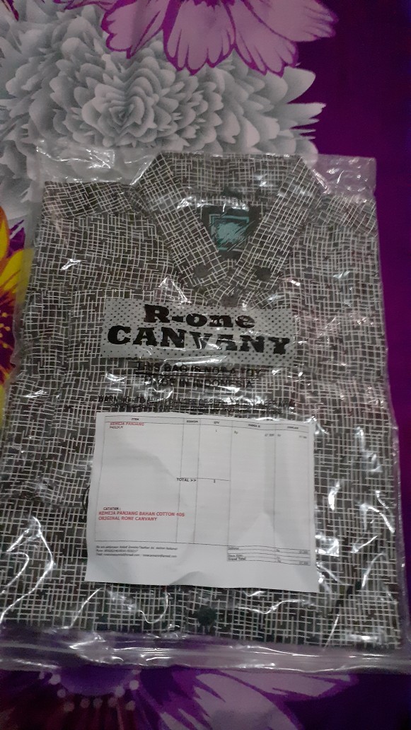 Kemeja Pria Lengan Panjang Motif Pulkadot Warna Hitam Bahan 40s Halus Berkualitas Best Seller Rone