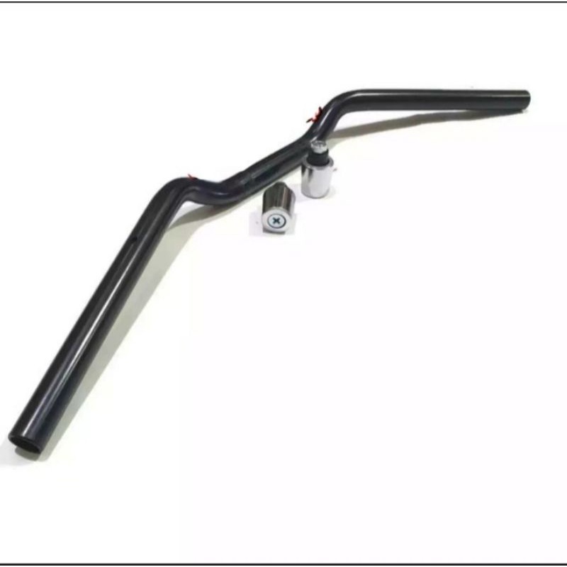 STANG STIR RZR HITAM PLUS JALU STANG CRUM BESI SEPASANG