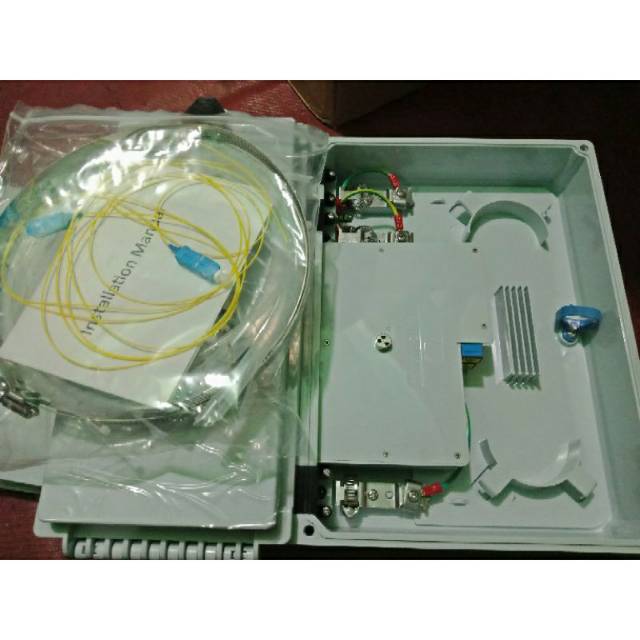 odp solid sertifikasi Telkom lengkap passive splitter Fiber optik