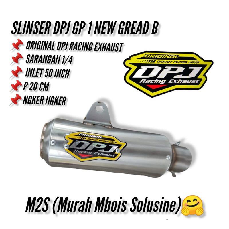 slincer knalpot DPJ original Gp1 GRED B