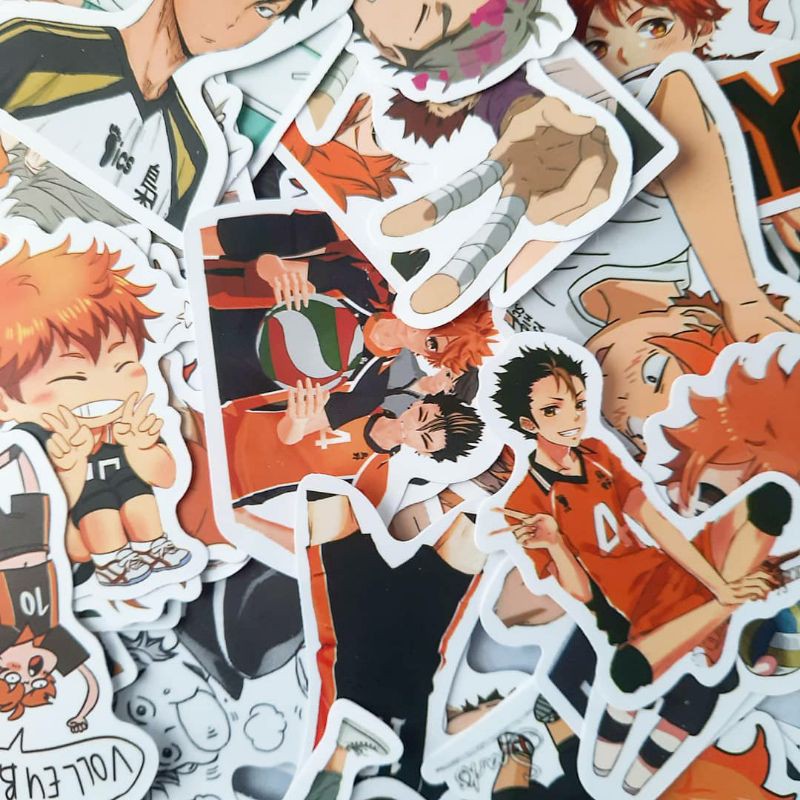 

Sticker / Stiker Anime Haikyuu! Waterproof Murah