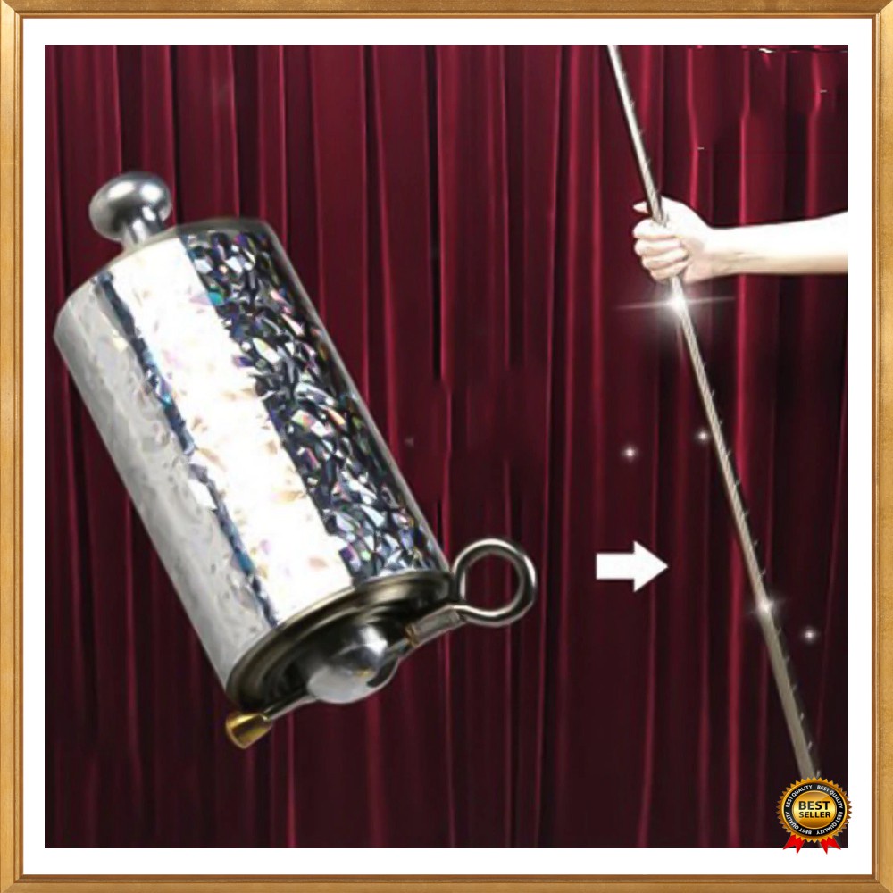 GS8 Tongkat Sulap Appearing Metal Cane Magic Trick 130cm Mstk-002 Jual DIDIHOU Black Murah