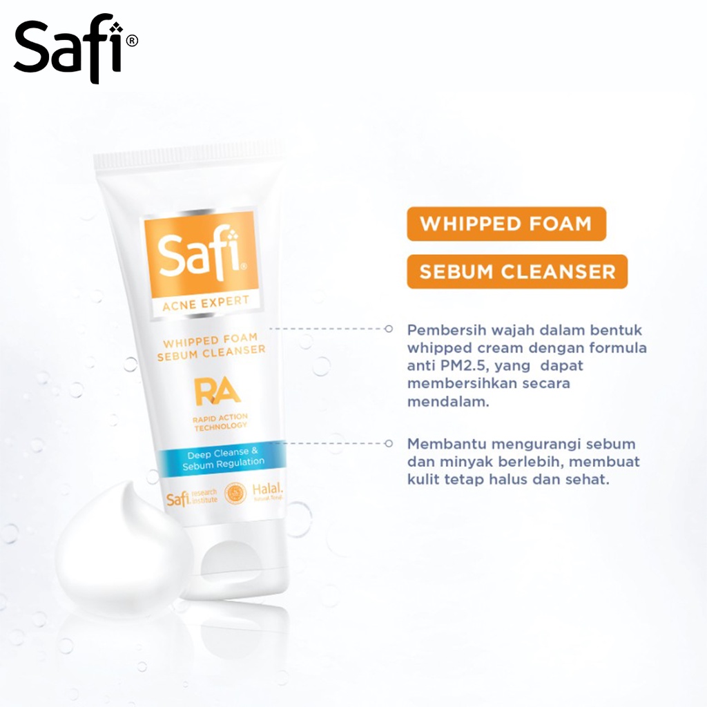 ❤ BELIA ❤ SAFI Acne Expert Series | Toner | Moisturizer | Acne Gel | Cleanser | Facial Wash (✔BPOM)