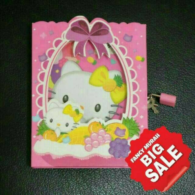 

Buku Dairy hello kitty